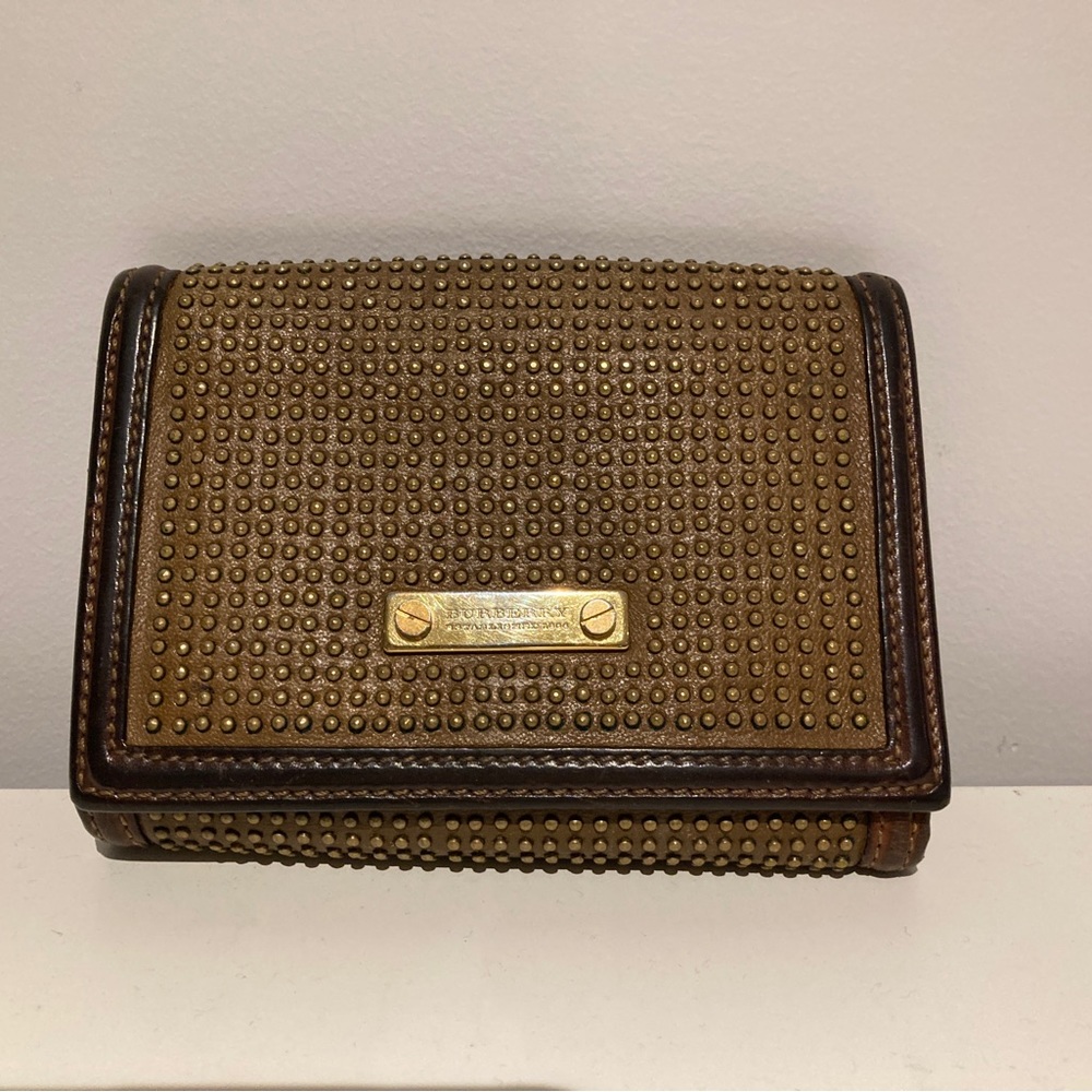 Burberry Studded Leather Wallet